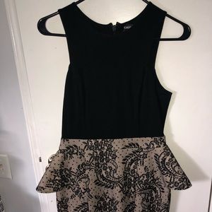 Peplum Bebe dress